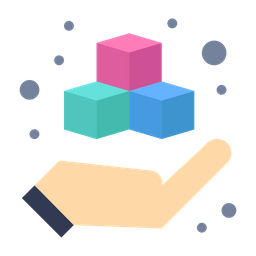 3 D Box  Icon