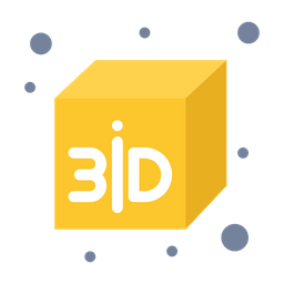 3 D Box  Icon