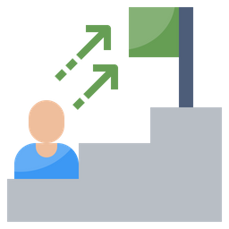 Business Success Ladder  Icon