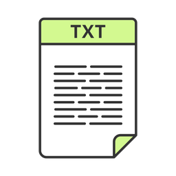 Txt File  Icon