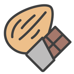 Almond Chocolate Bar  Icon