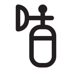 Sauerstoffflasche  Symbol