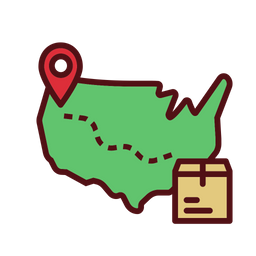 Delivery Map  Icon