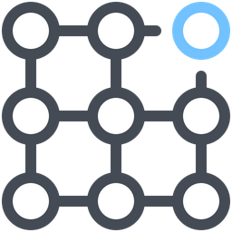 Cadena de bloques bitcoin  Icono