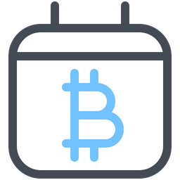 Bitcoin-Kalender  Symbol