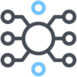 Blockchain-Netzwerk  Symbol