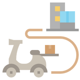 Delivery Scooter  Icon