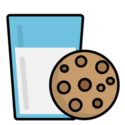 Cookie And Milk  Icon