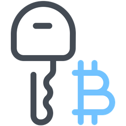 Bitcoin Key  Icon