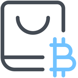 Bitcoin Shopping  Icon