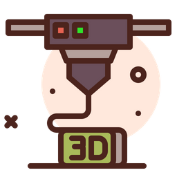 3 D Printer  Icon