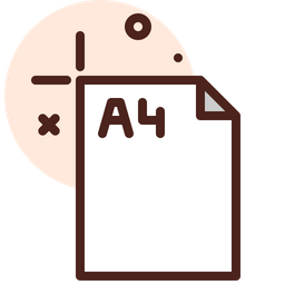 A 3 Size Print  Icon