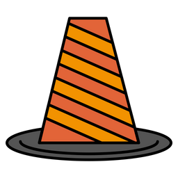 Construction Cone  Icon