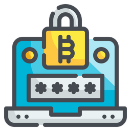 Bitcoin Password  Icon