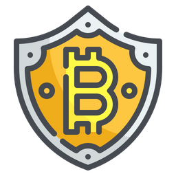 Bitcoin-Schild  Symbol