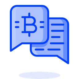 Bitcoin Message  Icon