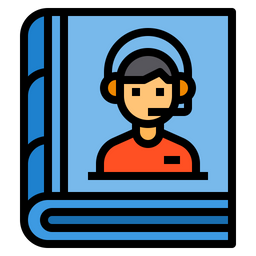 Call Center Book  Icon