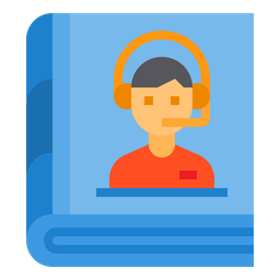 Call Center Book  Icon