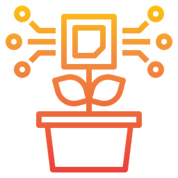 Crescimento de IA  Ícone