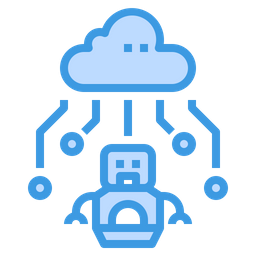 Cloud Robot  Icon