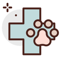 Pfotenkrankenhaus  Symbol