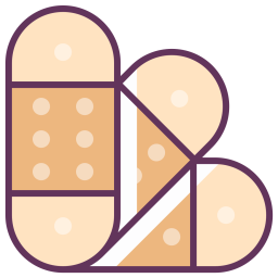 Bandage Medicine Care Icon