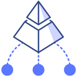 Pyramid Network  Icon