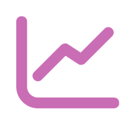 Line Growth Chart  Icon