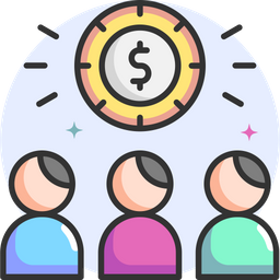 Affiliate crowdfunding  Icon