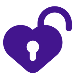 Heart Unlock  Icon