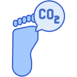 CO2-Fußabdruck  Symbol