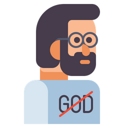 Atheist Man  Icon