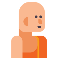 Buddhist Man  Icon