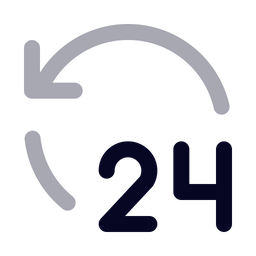 24 Stunden  Symbol