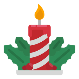 Christmas Candle  Icon