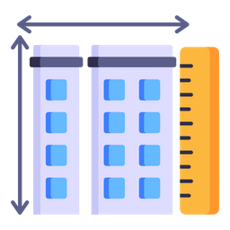 Building Measurement  Icon