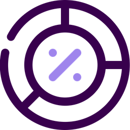 Diagrama de desconto  Ícone