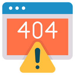 404 Error  Icon