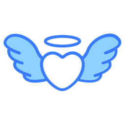 Flying Heart Heart Wings Love Wings Icon