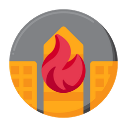 Building Fire  Icon