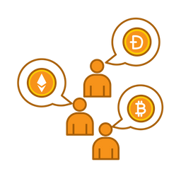 Crypto Discussion Cryptocurrency Bitcoin Icon