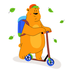 Bear Skating  Icon