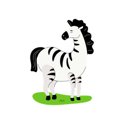 Cute Zebra  Icon