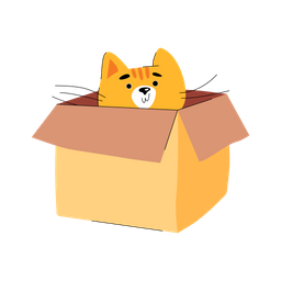 Cat In Box  Icon