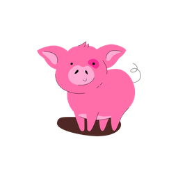 Cute Pig  Icon