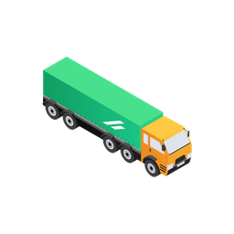 Container-LKW  Symbol