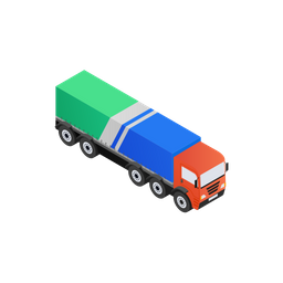 Container-LKW  Symbol