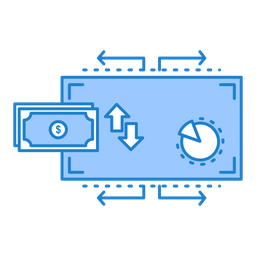 Fluxo financeiro  Ícone