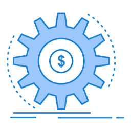 Configuração do dólar  Ícone