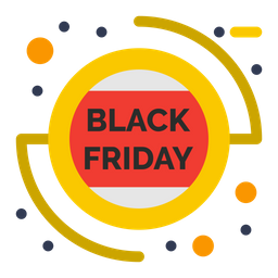 Black Friday Badge  Icon